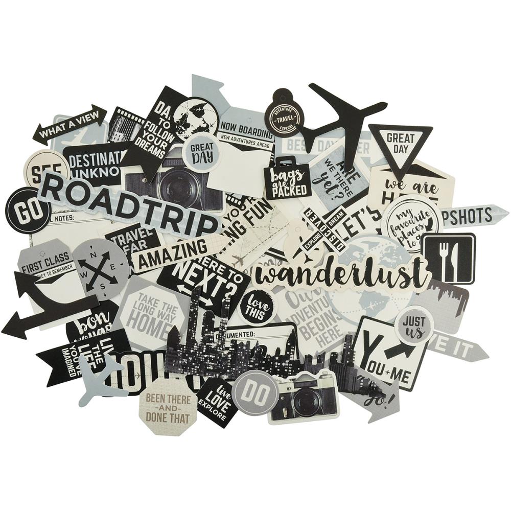 Набор картонной вырубки Kaisercraft "Just Landed"