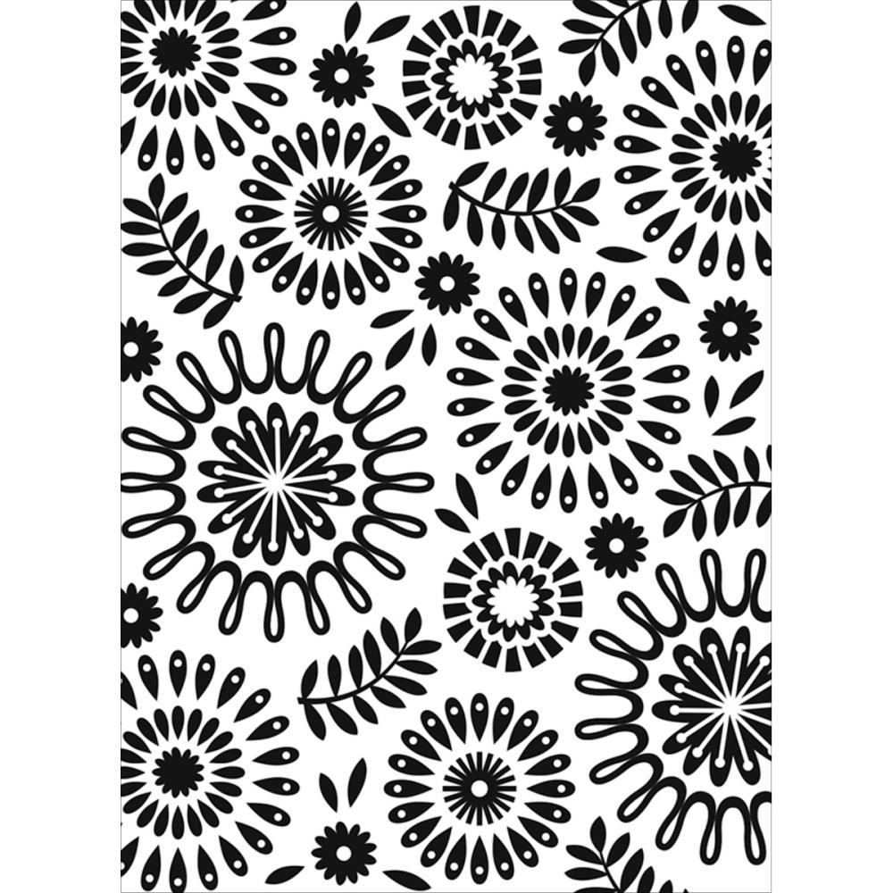 Папка для тиснения Darice "Круглые цветочки"