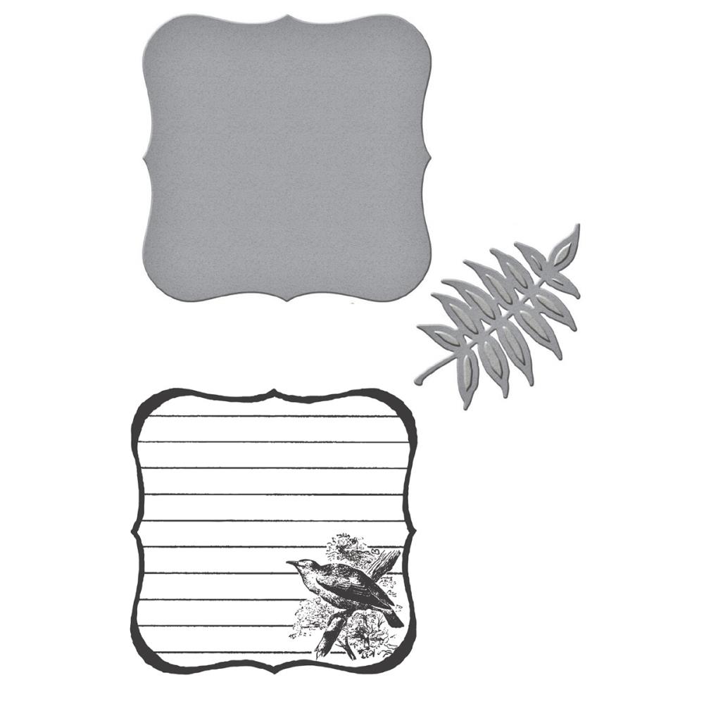 Ножи +штамп Spellbinders "A Birdie Told Me"