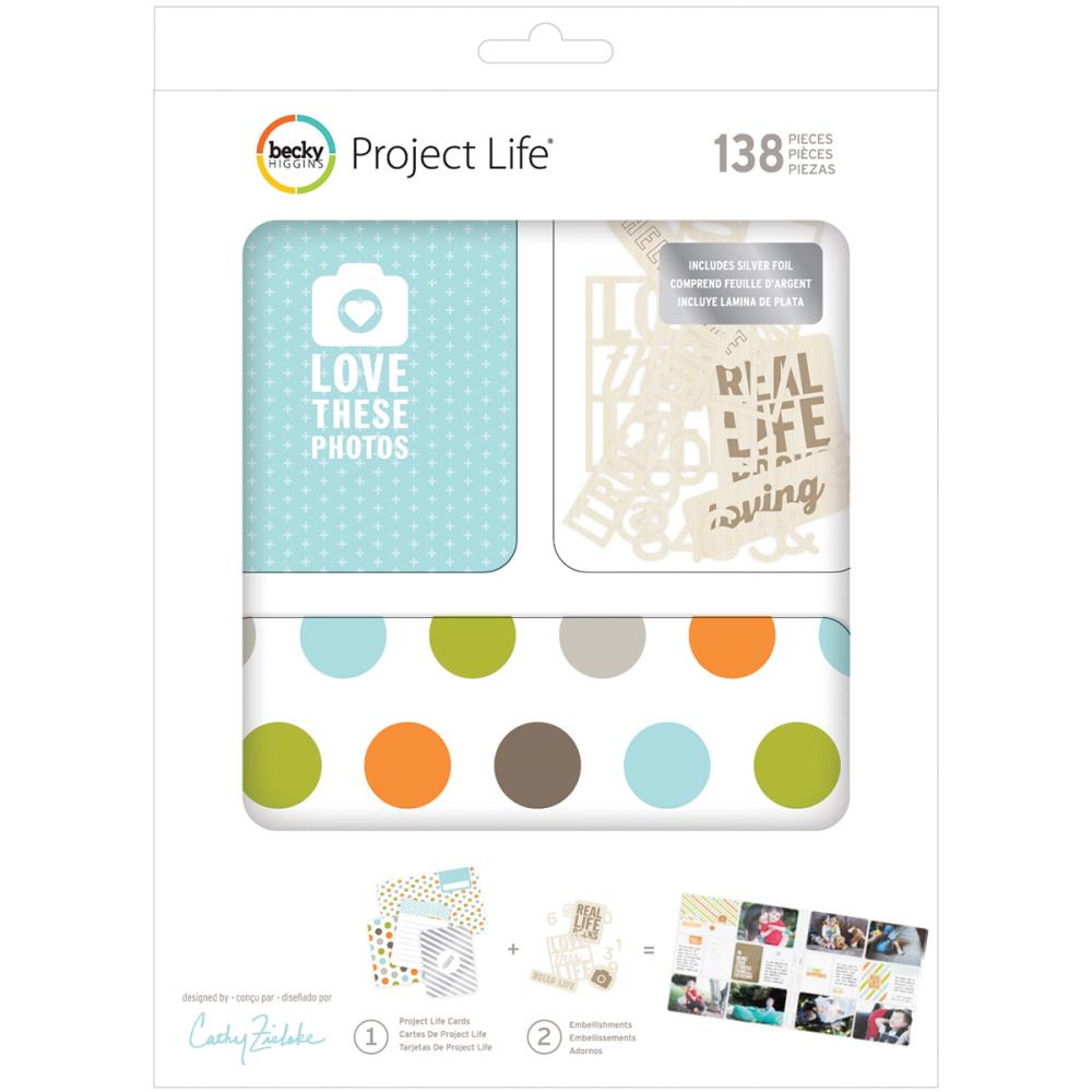 Набор карточек и вырубки Project Life Kit "Cathy Zielske"
