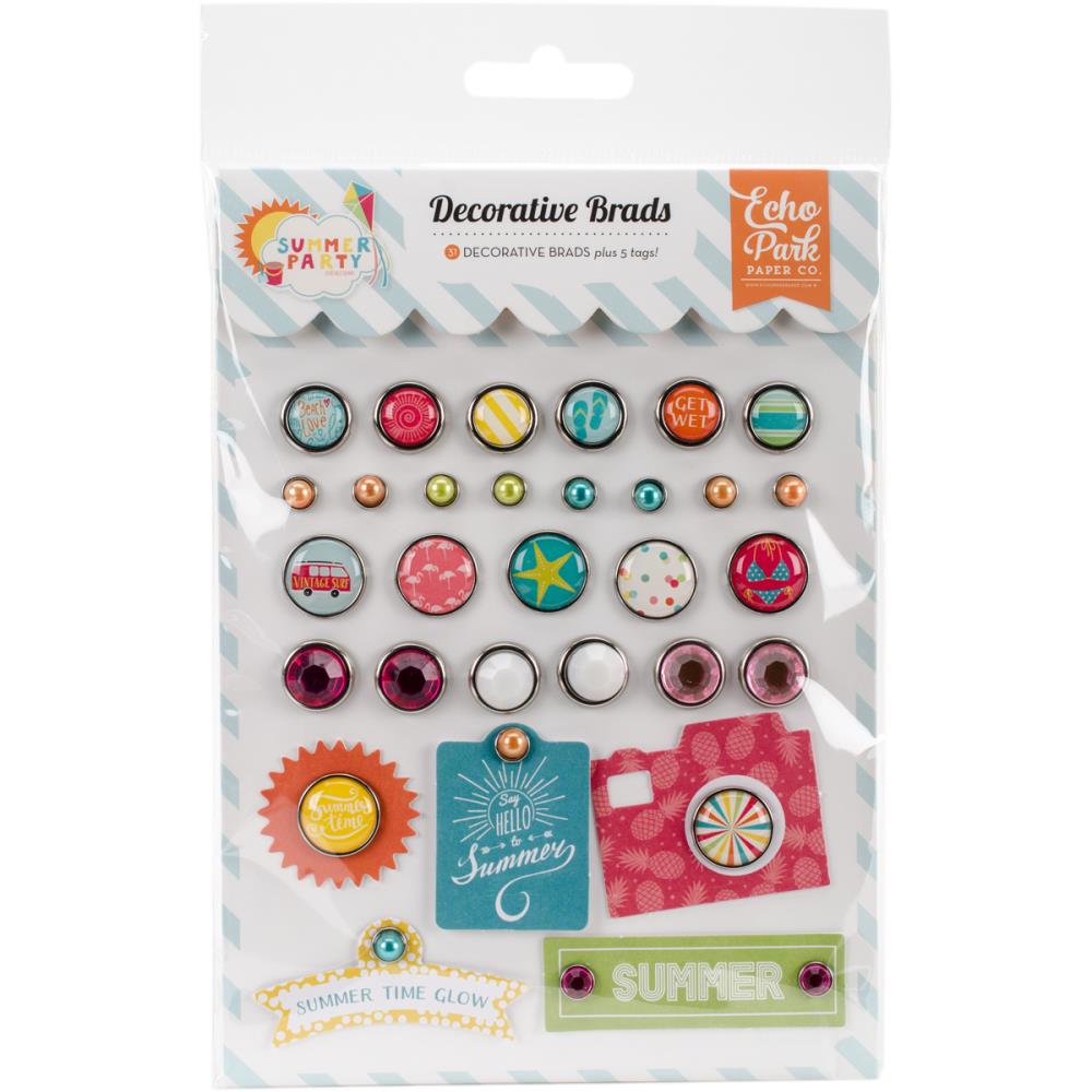 Набор брадс Echo Park "Summer Party"