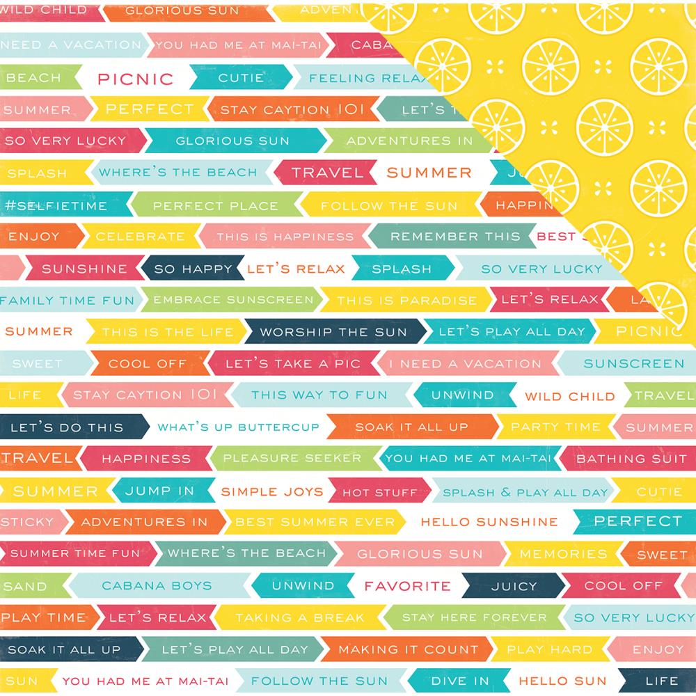 Бумага Echo Park "Summer Party "Vacation Time (EP222)