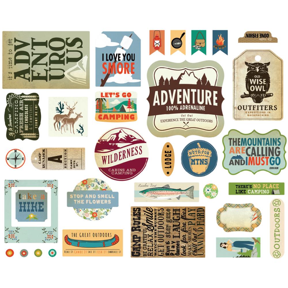 Набор вырубки из картона Carta Bella "Great Outdoors"