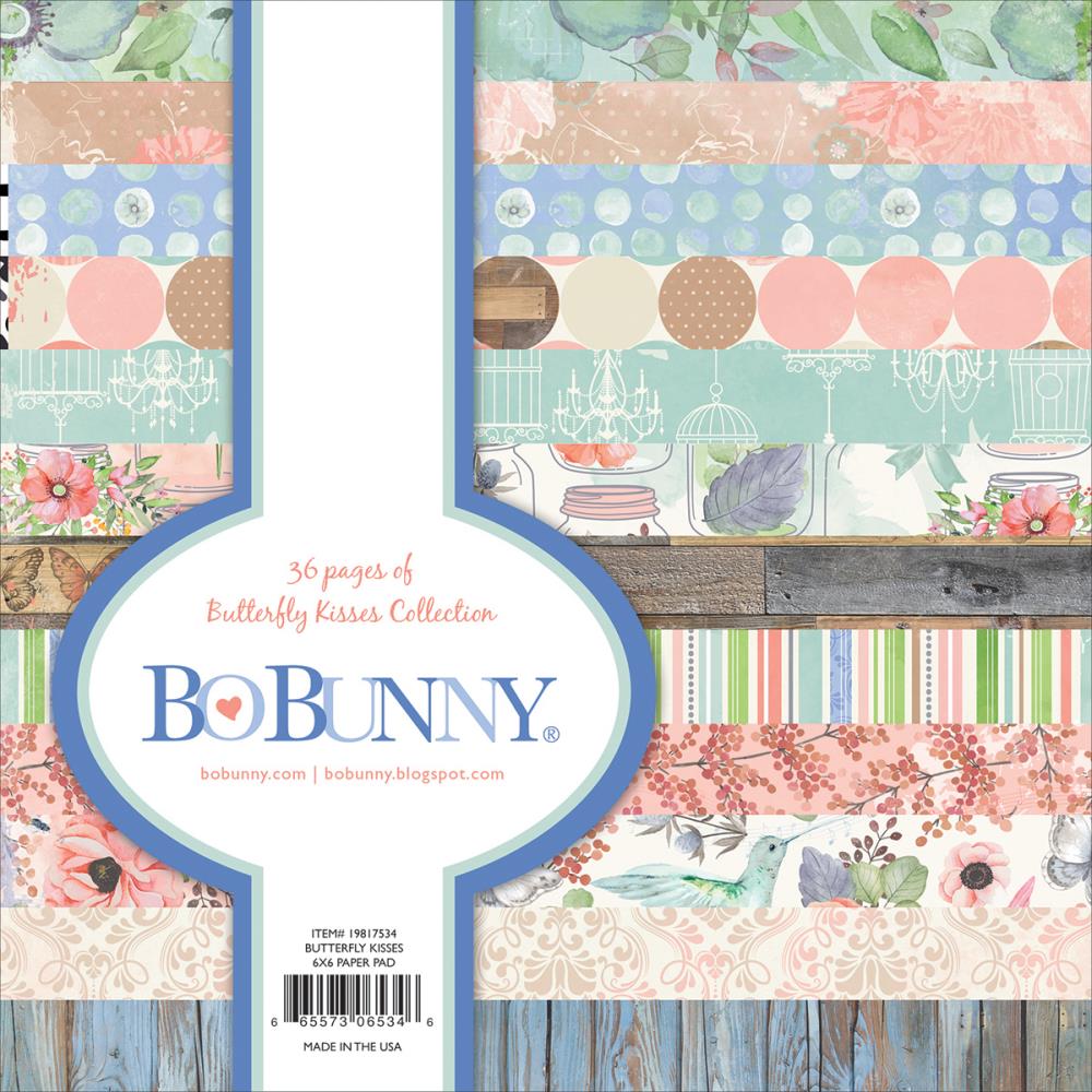 Набор бумаги 15 х 15 см BoBunny "Butterfly Kisses"