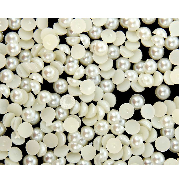 Половинки жемчужин Артузор, цвет слоновая кость