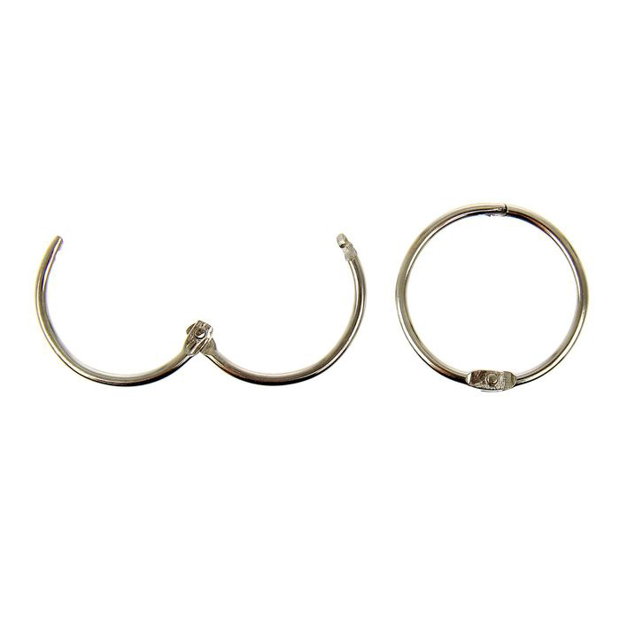 Кольцо для альбома 35 мм, цвет серебряный