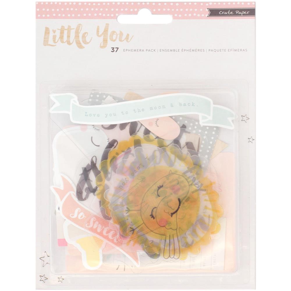 Набор вырубных элементов Crate Paper "Little You", Girl