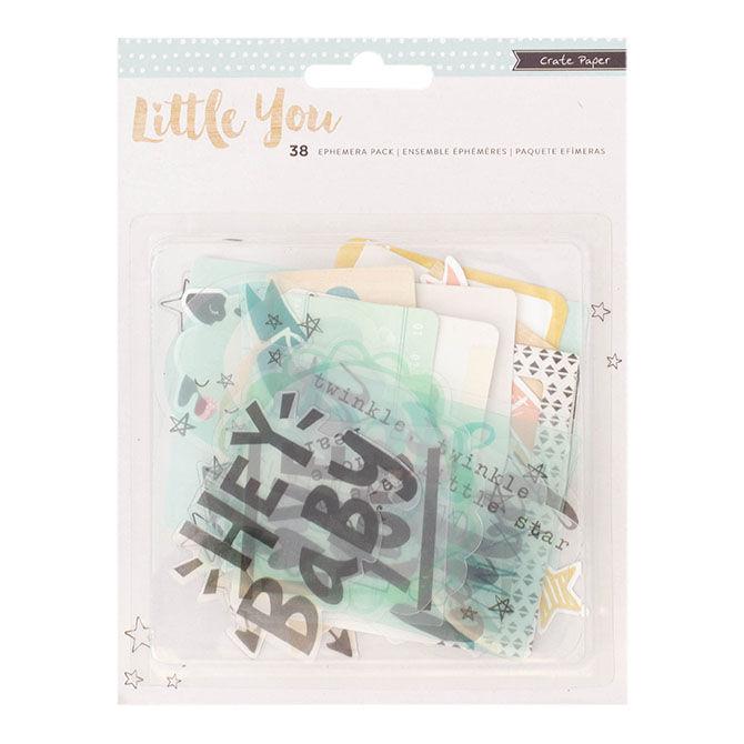 Набор вырубных элементов Crate Paper "Little You", Boy