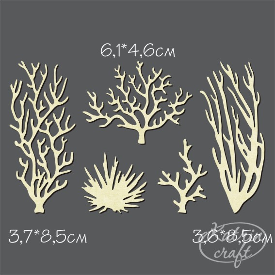 Чипборд "Водоросли большие"