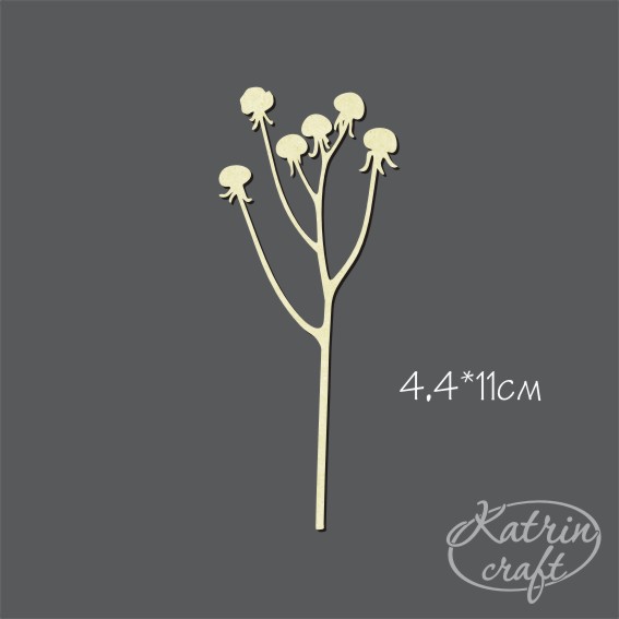 Чипборд "Ромашка старая"