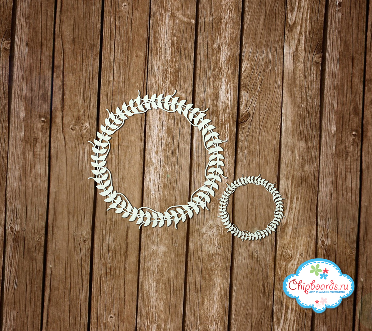 Чипборд Chipboards "Растительная рамка"