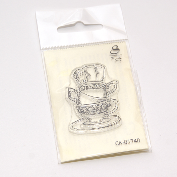 Штамп Stylish Stamp "Чашки винтажные мал"