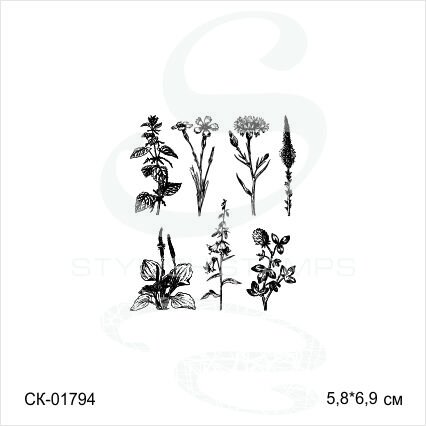 Штамп Stylish Stamps "Набор "Лето на даче" малый"