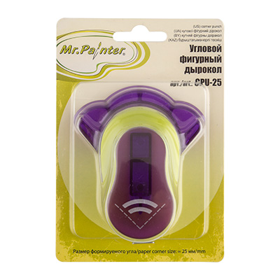 Дырокол MrPainter для вставки фото "Закруглённая прорезь (дуга)"