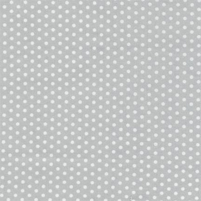 Ткань лоскутная 50 х 55 см "Spot On", серый горох
