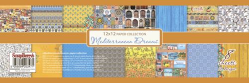 Набор бумаги Scrapberrys 30,5х30,5 см "Средиземноморье"