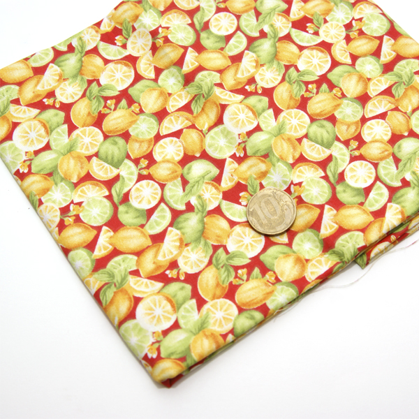 Отрез ткани 50 х 50 см "Цитрусы"