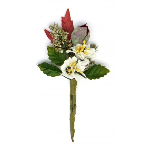 Декоративный букетик Рукоделие , цвет сливочный