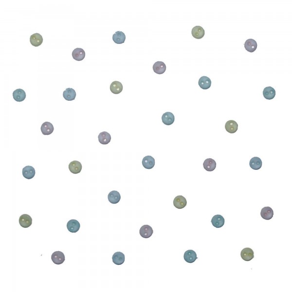 Набор пуговиц Dress It Up "Микро мини", пастельные