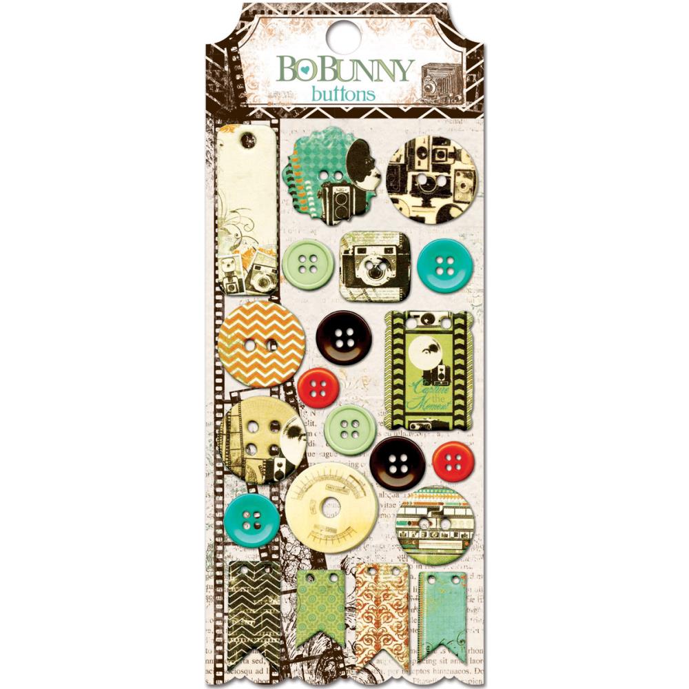 Набор пуговиц Bo Bunny "Mama-Razzi2"