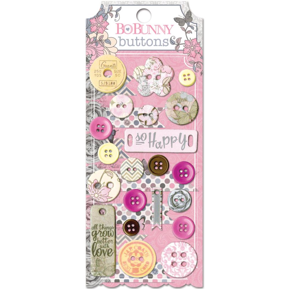 Набор пуговиц Bo Bunny "Isabella"