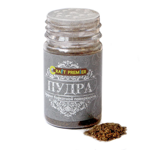 Пудра CraftPremier "Эффект бархатной поверхности" , цвет античный золотой