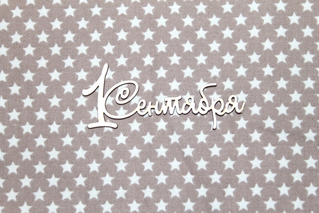 Чипборд WoodCraft "1 сентября "