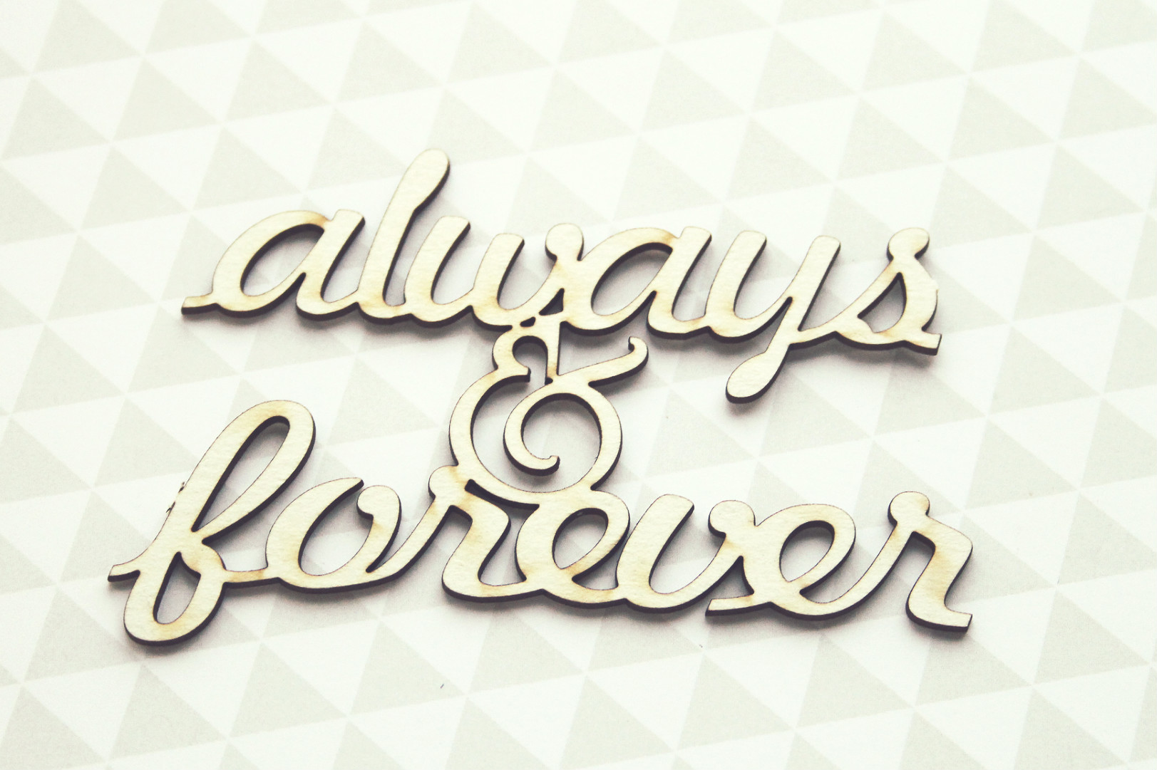 Чипборд WoodCraft "Always&forever "