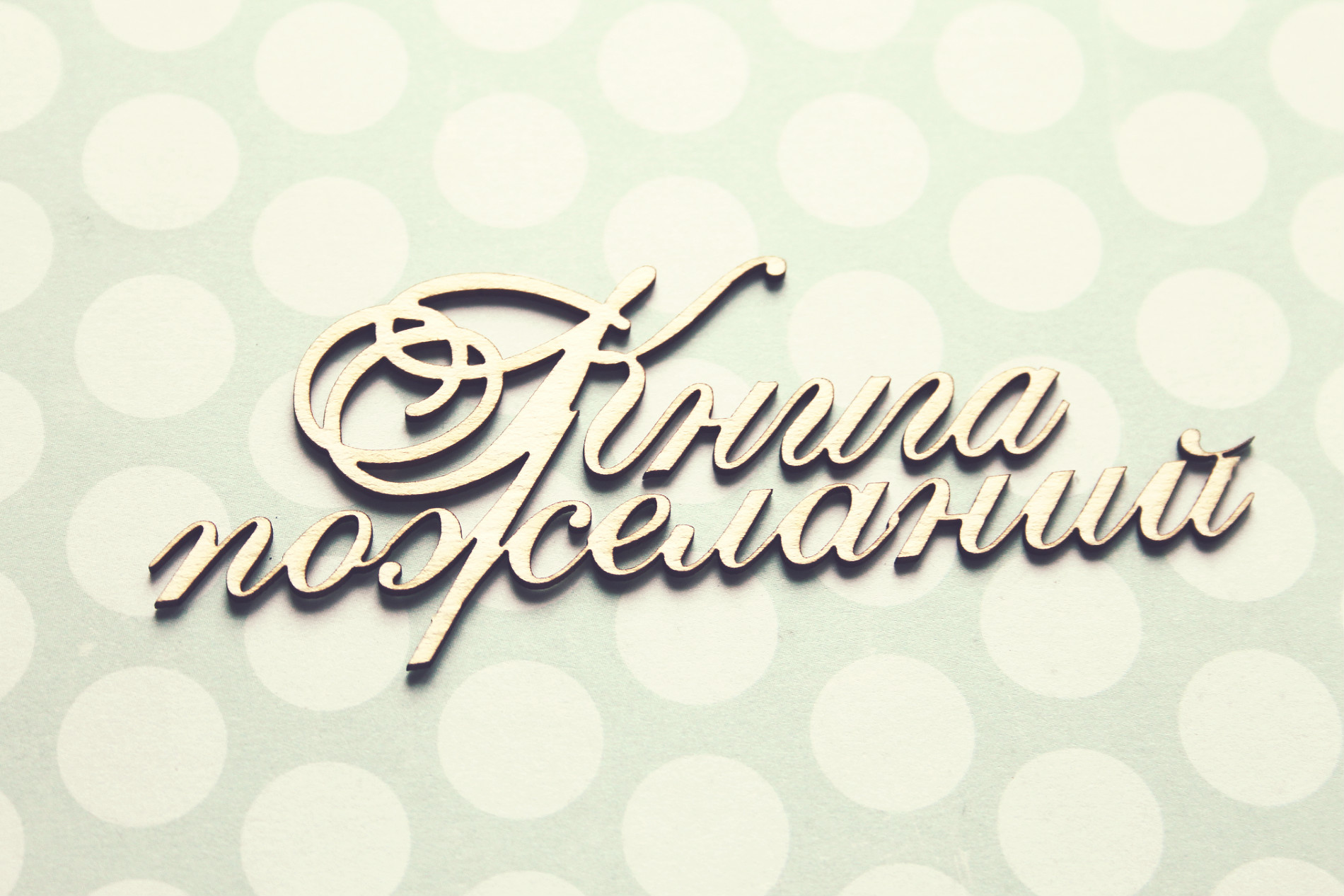 Чипборд WoodCraft "Книга пожеланий " 5563