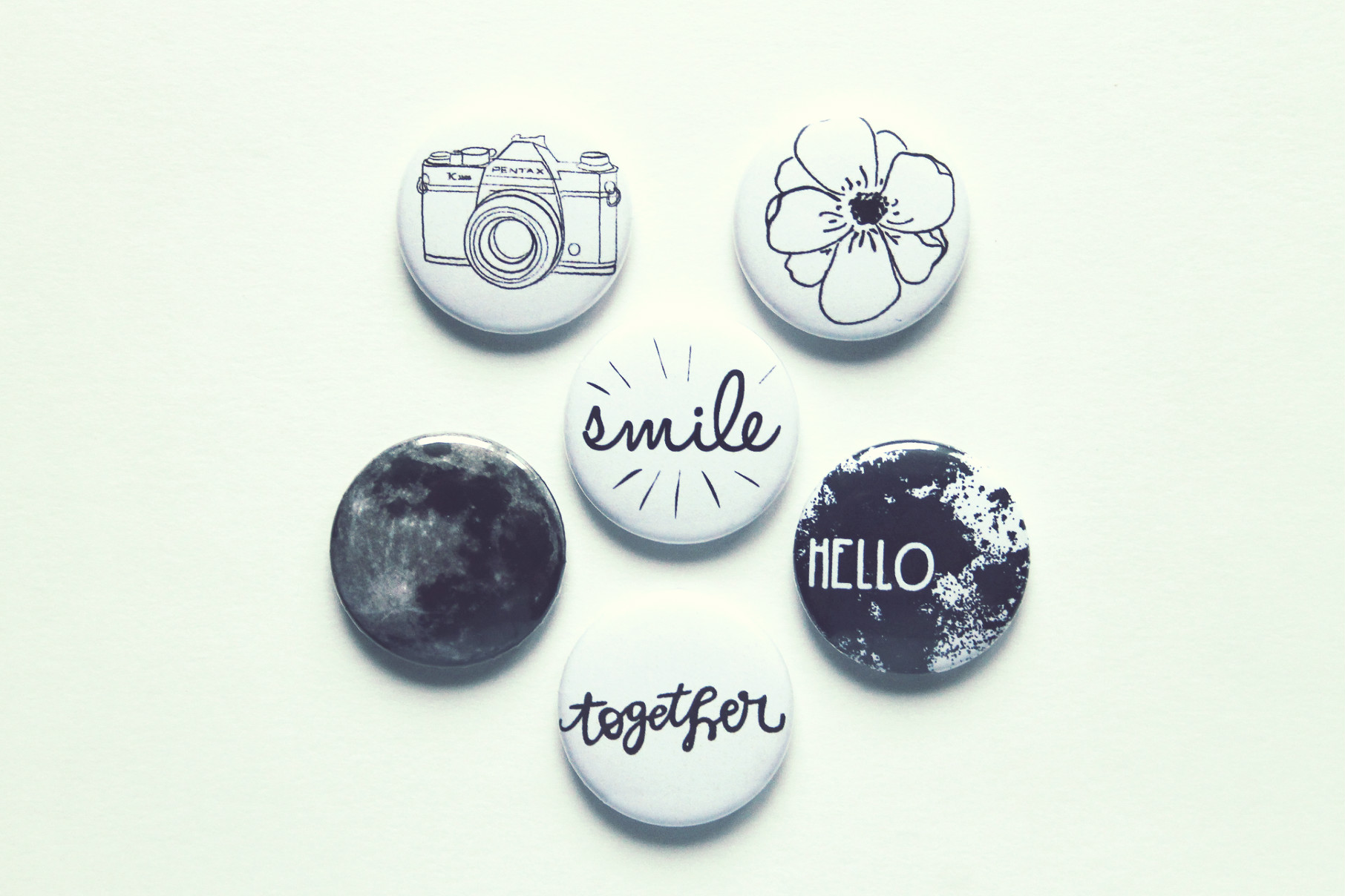 Набор скрап-фишек WoodCraft "Smile"