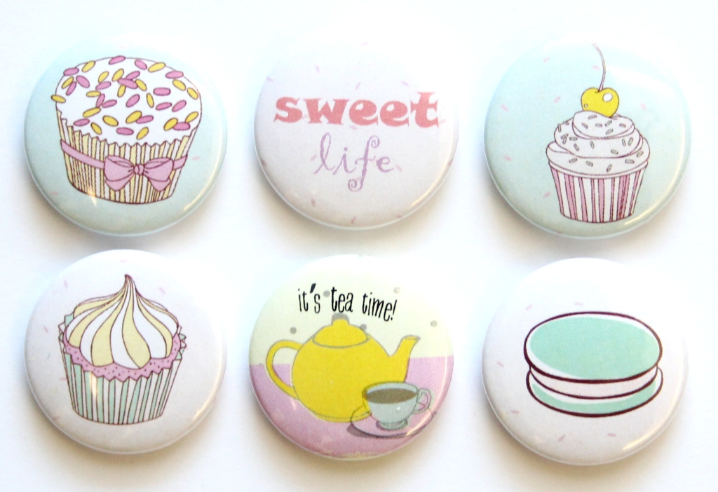 Набор скрап-фишек WoodCraft "Sweet"