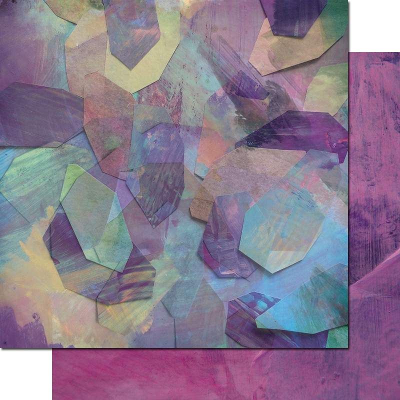 Двусторонняя бумага "Фрагменты", мотив 5 (VIN47)