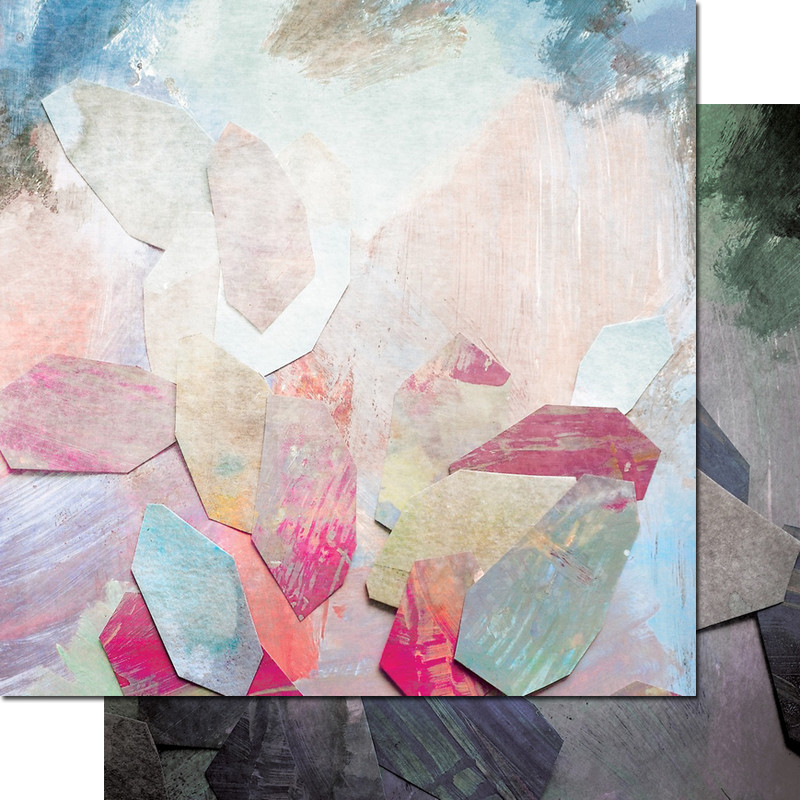 Двусторонняя бумага "Фрагменты", мотив 6 (VIN48)