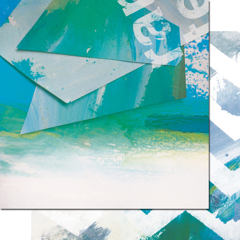 Двусторонняя бумага "Фрагменты", мотив 8 (VIN50)