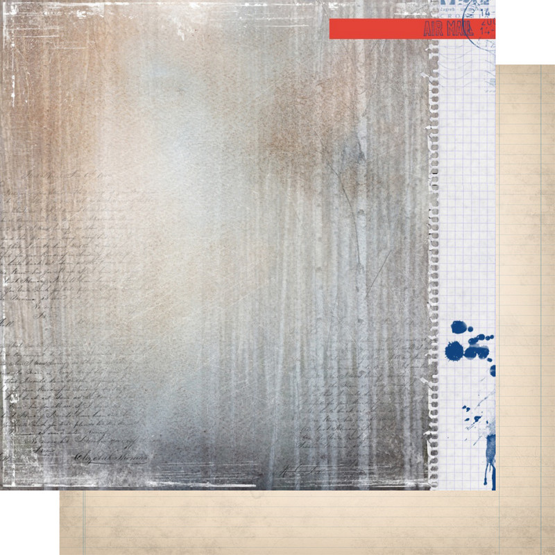 Двусторонняя бумага "Шепот", мотив1 (VIN51)