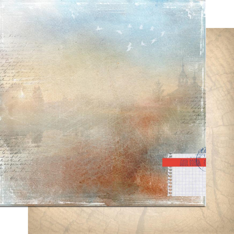 Двусторонняя бумага "Шепот", мотив 6 (VIN56)