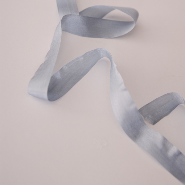 Лента шёлковая 13 мм. Цвет серо-голубой (241)