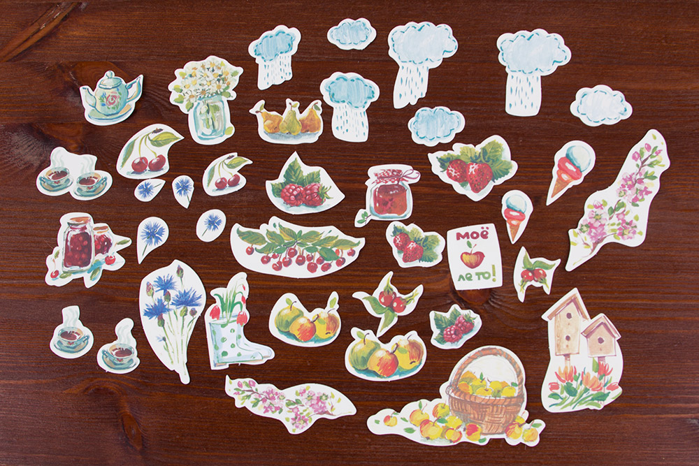 Вырубка из картона MrPainter "Краски лета"