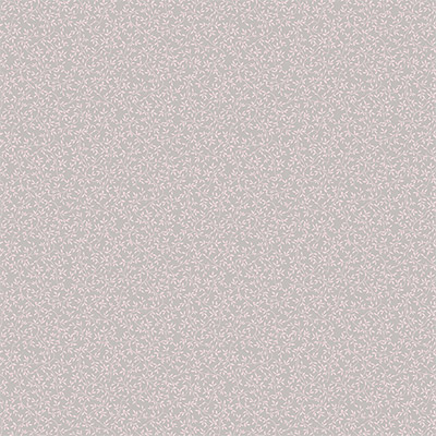 Ткань лоскутная 50 х 55 см "4500", розовые веточки на сером