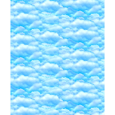 Ткань лоскутная 50 х 55 см "4801", облачка