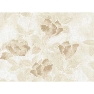 Ткань лоскутная 50 х 55 см "Botanical 4616", цветы кремовые