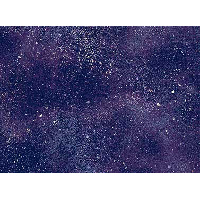 Ткань лоскутная 50 х 55 см "Moon over waterfall", космос c фиолетовым