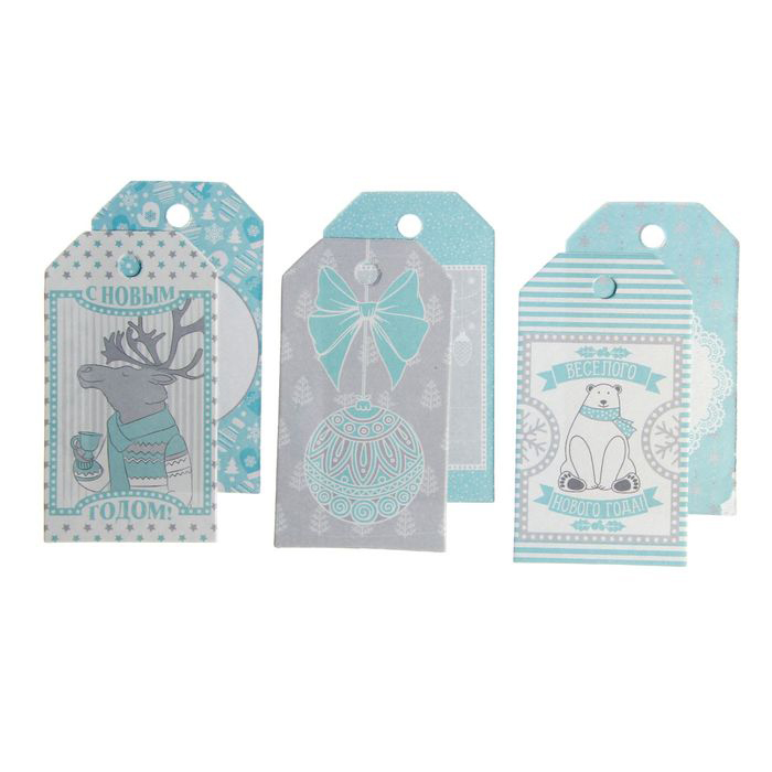 Набор тегов (шильдиков) Артузор "Снежный"