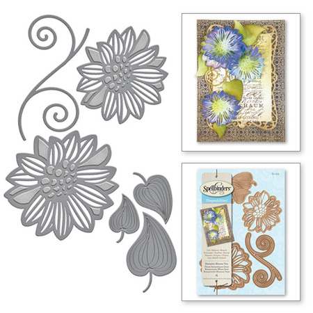 Ножи для вырубки Spellbinders "Романтичные цветы 2"