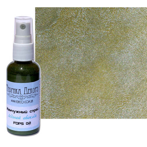 Жемчужный спрей Фабрика Декору, цвет Ледяной авокадо.
