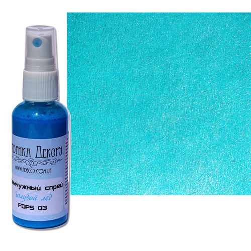 Жемчужный спрей Фабрика Декору, цвет Голубой лёд.