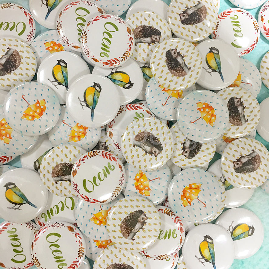 Набор фишек MONAdesign "Акварельная осень"