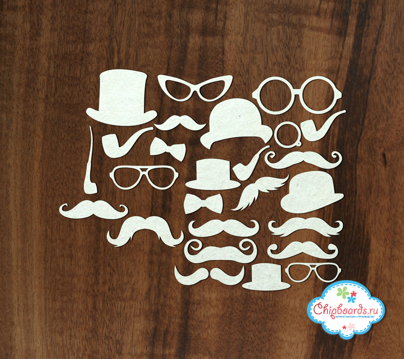 Чипборд Chipboards "Коллекция "Premium". Джентельмен. Ретро