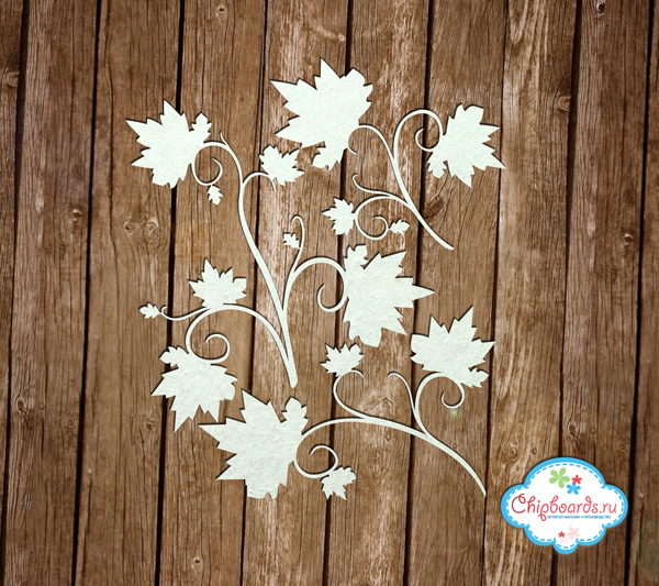Чипборд Chipboards " Ветки клена"