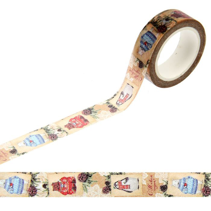 Бумажный скотч Артузор "Снежные истории"